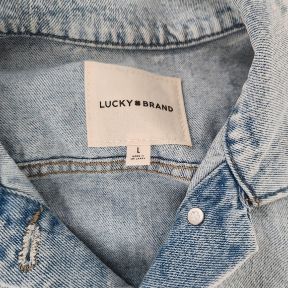 NWT Lucky Brand Tucker Denim jacket - Picture 7 of 14